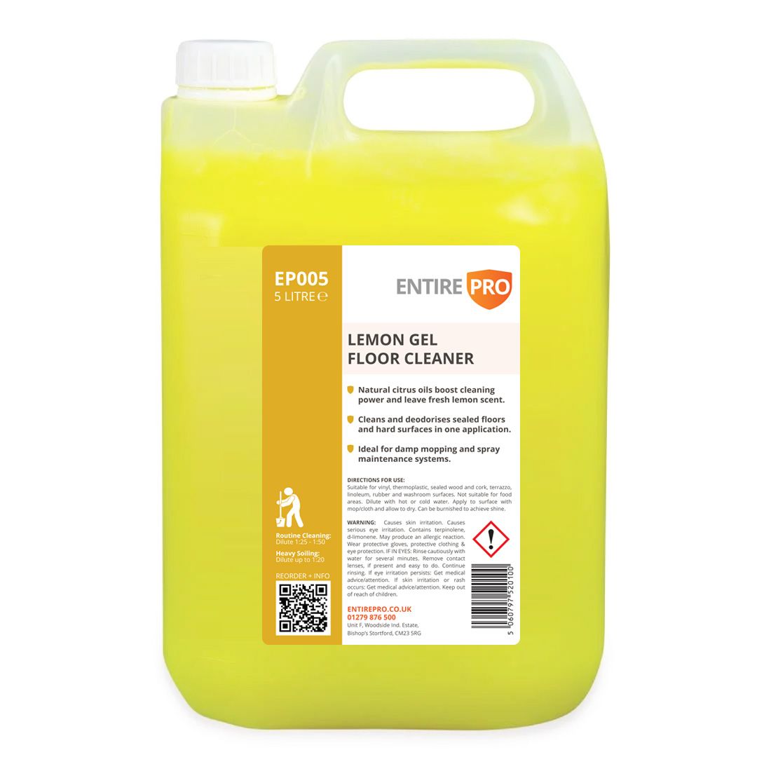 Lemon Gel Floor Cleaner | Entire Pro