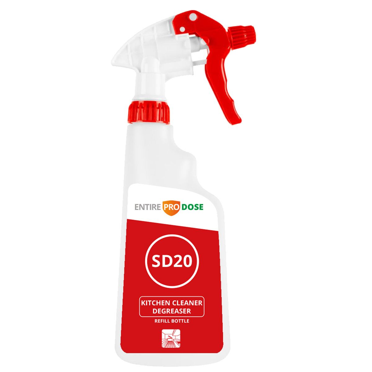 EntirePro Dose Empty Trigger Spray Kitchen Degreaser 600ml Entire Pro